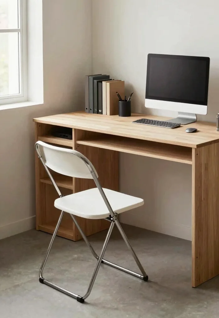 12 Desk Ideas for Calm Productive Workspaces at Home 10. Multi Functional Furniture 0
