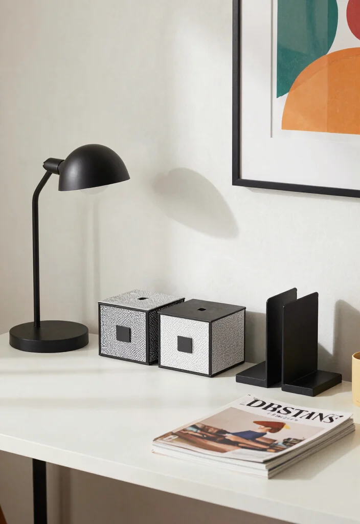 12 Desk Ideas for Calm Productive Workspaces at Home 6. Functional Decor 0