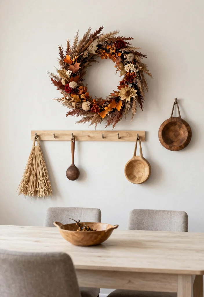 12 Dining Room Accent Wall Ideas for Soft Visual Focus 12. Seasonal Decor Swaps 0