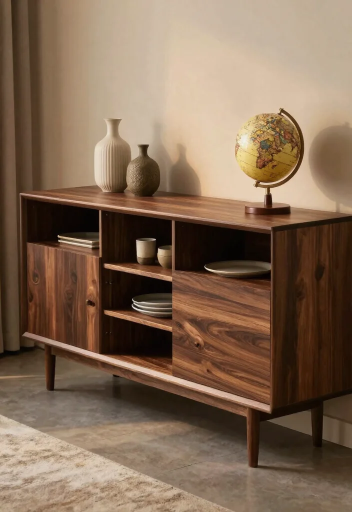 12 Dining Room Storage Ideas That Stay Hidden and Styled 1. Stylish Buffet with Hidden Compartments 0