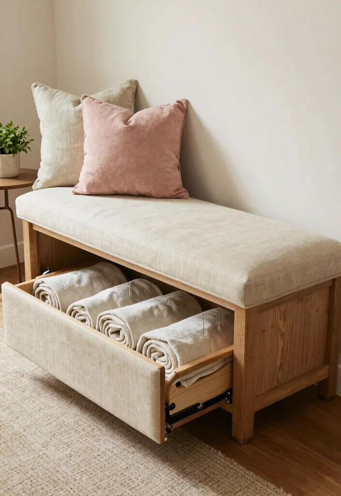 12 Dining Room Storage Ideas That Stay Hidden and Styled 2. Cleverly Designed Dining Benches 0