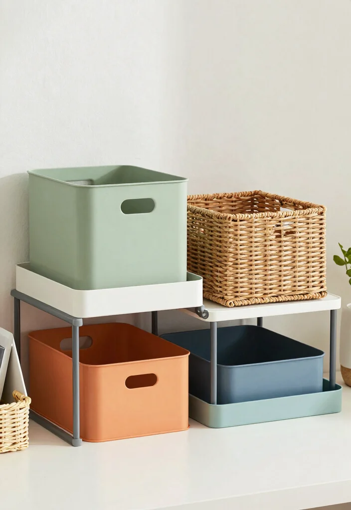 12 Dorm Desk Ideas That Feel Cozy and Personal 10. Creative Storage Solutions 0