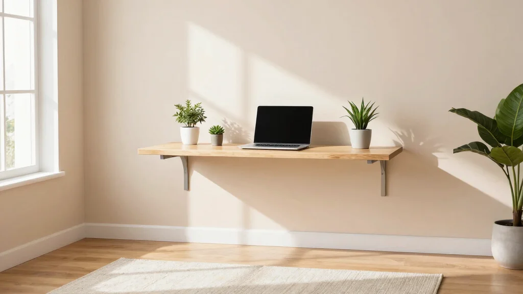 12 Floating Desk Ideas for Small Calm Spaces