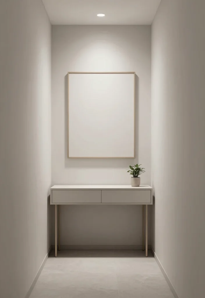 12 Hallway Ideas That Make Narrow Spaces Feel Thoughtful 10. Embrace Minimalism 0