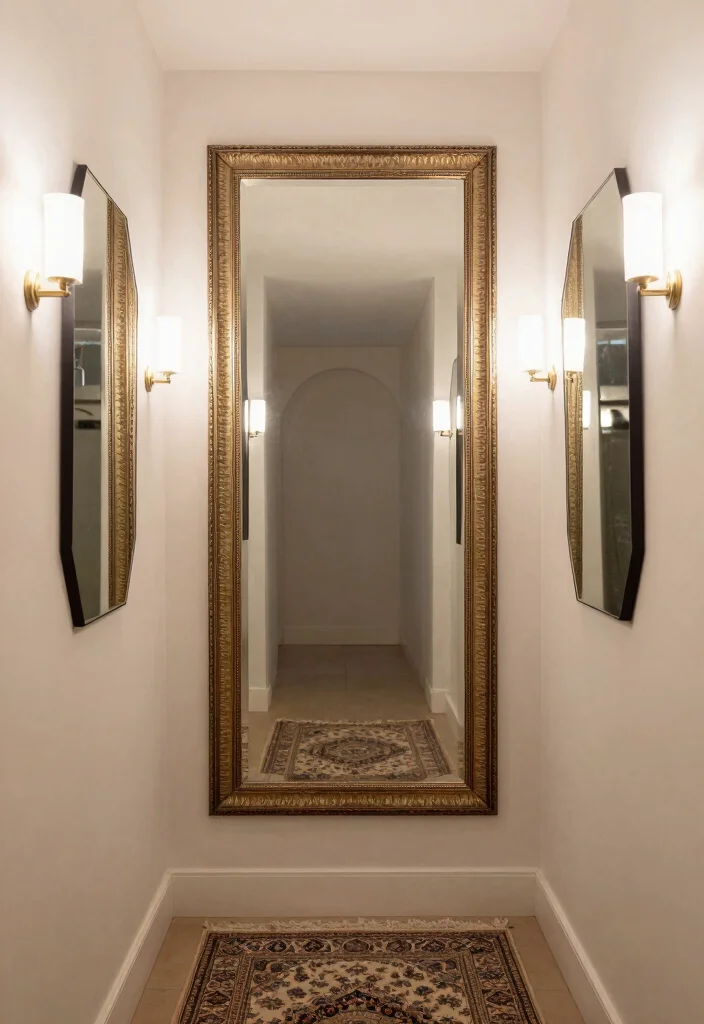 12 Hallway Ideas That Make Narrow Spaces Feel Thoughtful 4. Incorporate Mirrors for Depth 0