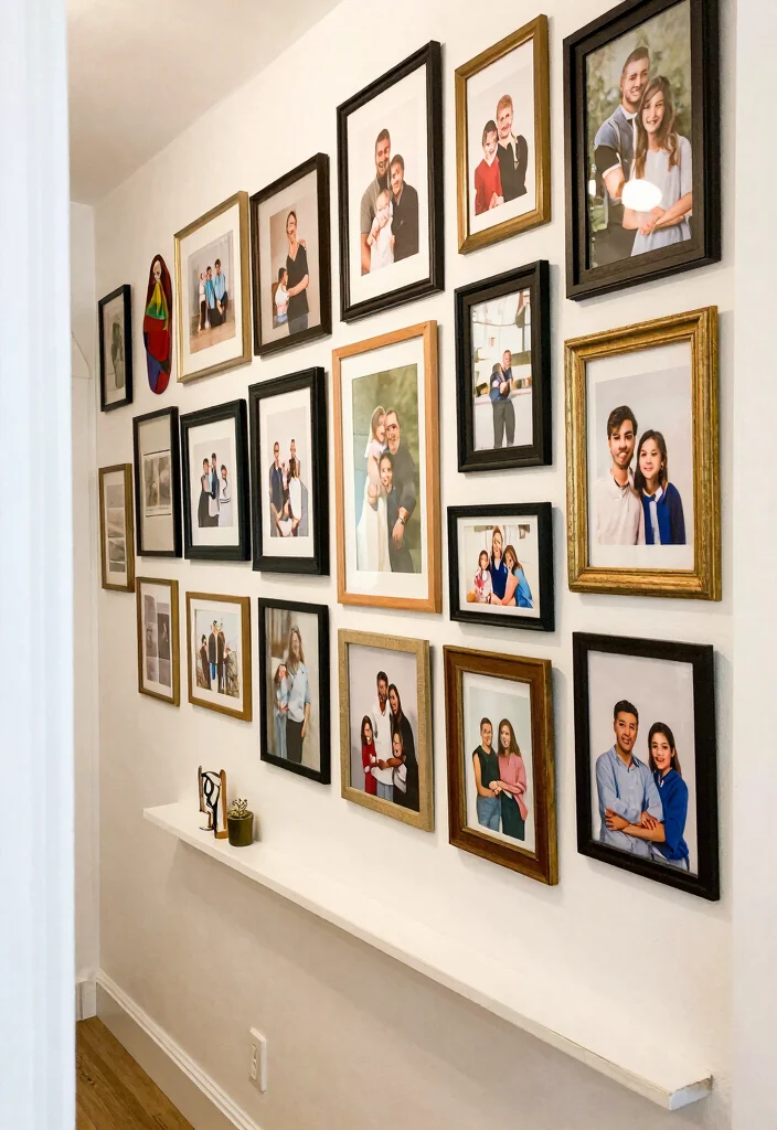 12 Hallway Ideas That Make Narrow Spaces Feel Thoughtful 6. Create a Gallery Wall 0