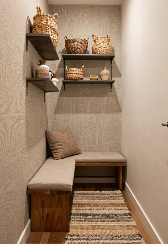 12 Hallway Ideas That Make Narrow Spaces Feel Thoughtful 8. Use Textures to Create Interest 0