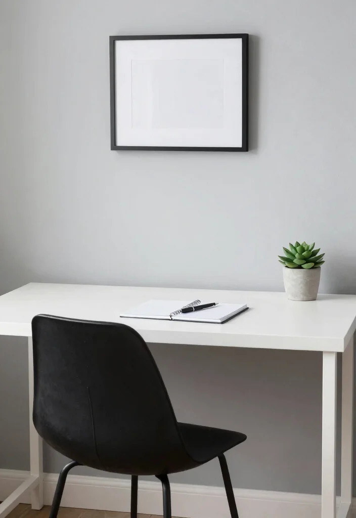 12 Home Desk Ideas for Flexible Daily Living 1. The Minimalist Marvel 0