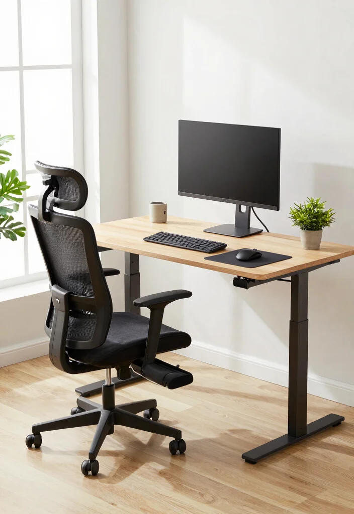 12 Home Desk Ideas for Flexible Daily Living 3. Ergonomic Excellence 0