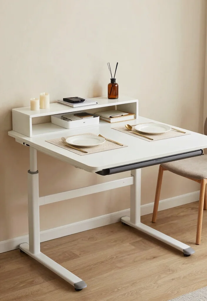 12 Home Desk Ideas for Flexible Daily Living 5. The Multi Functional Marvel 0