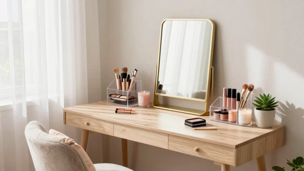 12 Makeup Desk Ideas for Soft Lighting and Daily Routines