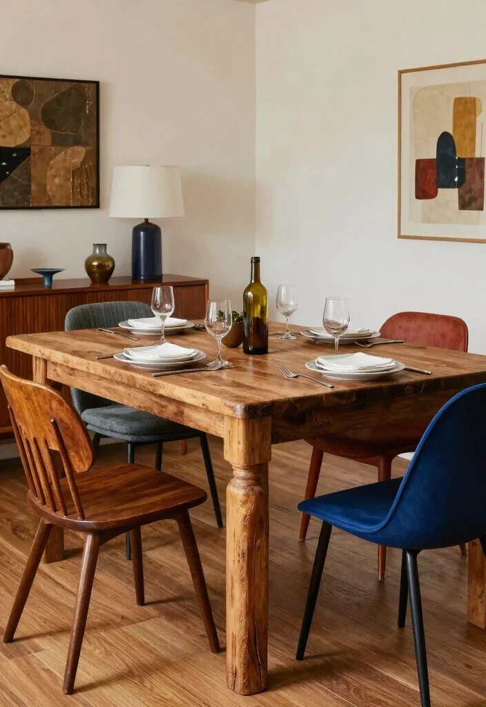 12 Moody Dining Room Ideas with Deep Cozy Tones 8. Unique Dining Furniture 0