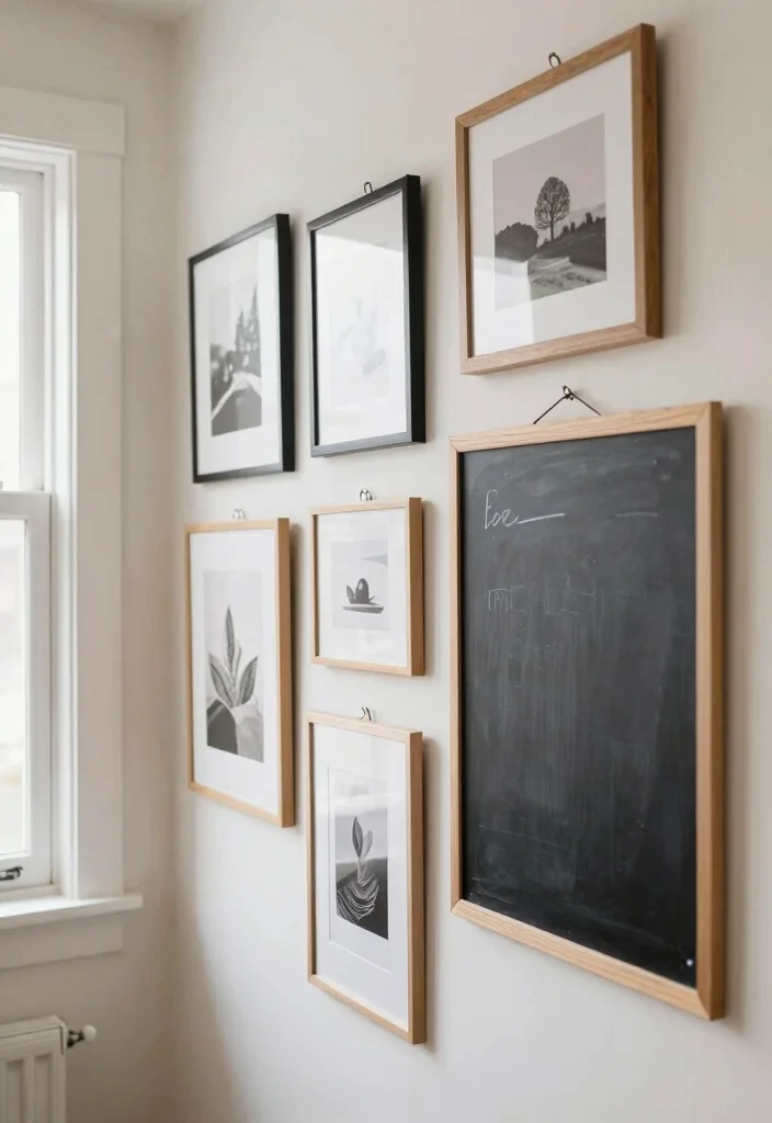 12 Narrow Hallway Ideas Styled to Feel Calm and Open 5. Functional Wall Art 0