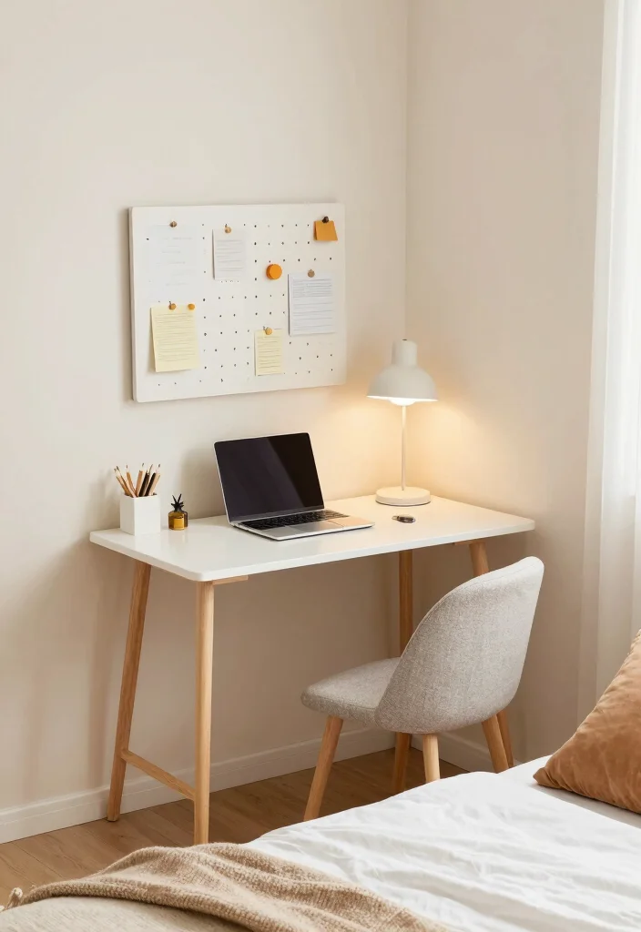12 Room Desk Ideas That Blend Naturally with Bedroom Decor 2. Compact Corner Desk 0