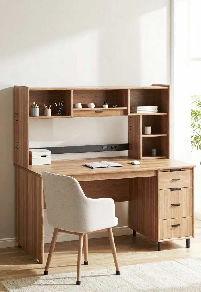 12 Work Desk Ideas That Feel Comfortable and Uncluttered 4. Dual Purpose Furniture 0