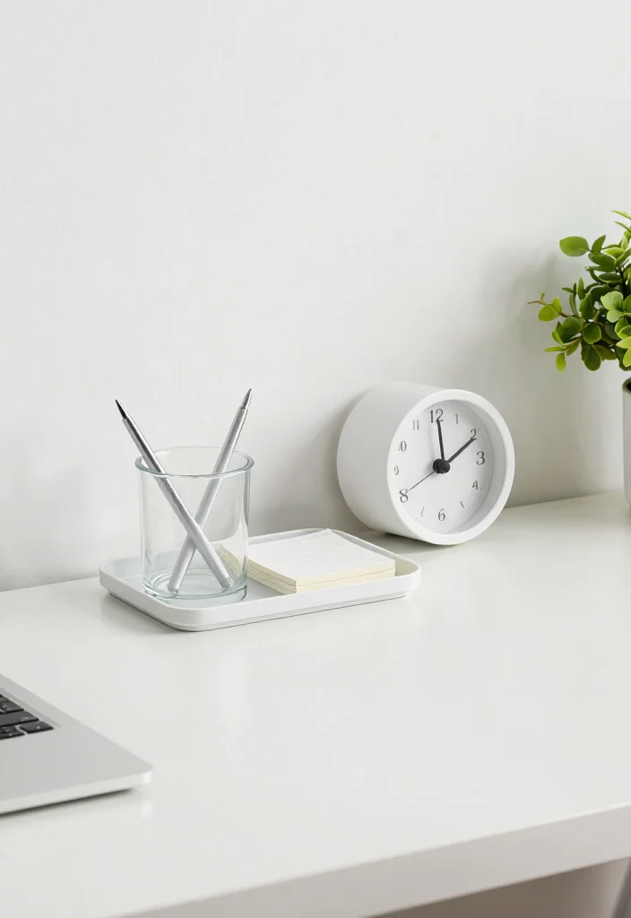 14 Aesthetic Desk Ideas for Calm Everyday Productivity 3. Minimalist Desk Accessories 0