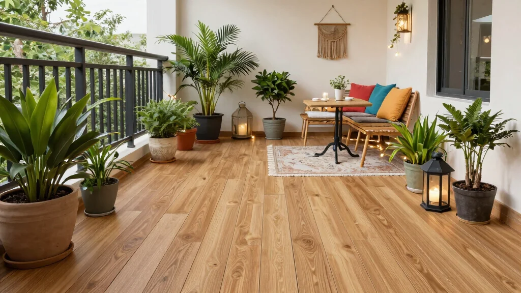 14 Balcony Flooring Ideas That Instantly Elevate Small Spaces