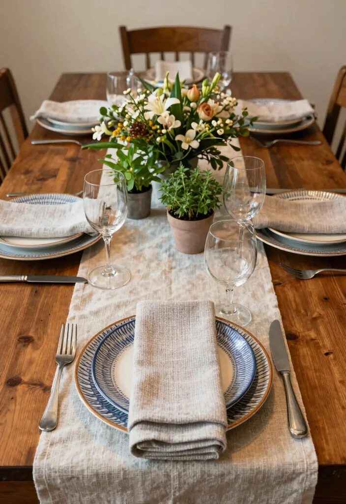 14 Dining Room Decor Ideas with Texture Warmth and Style 4. Stylish Table Settings 0