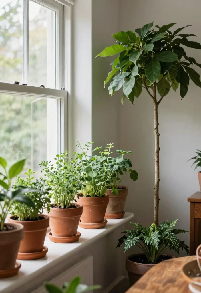 14 Dining Room Decor Ideas with Texture Warmth and Style 7. Greenery and Natural Elements 0