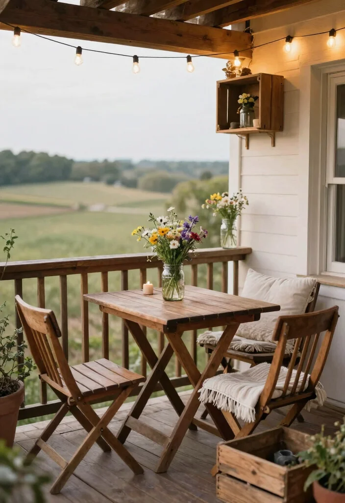 14 Enclosed Balcony Ideas That Feel Like an Extra Room 11. Rustic Retreat 0