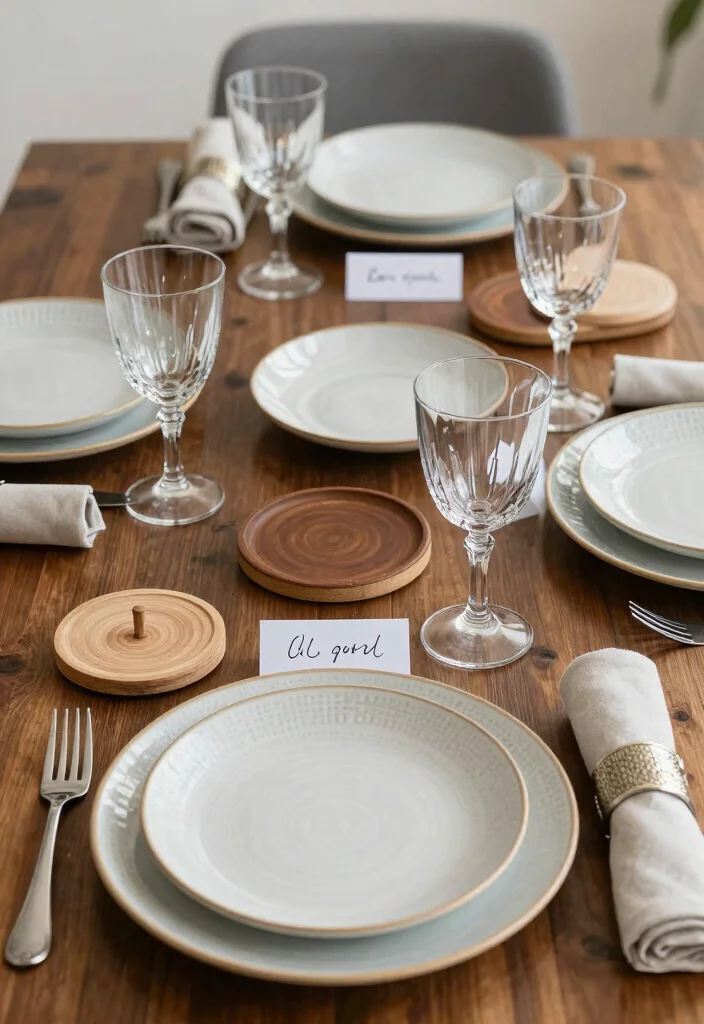 14 Formal Dining Room Ideas with Cozy Elegant Atmosphere 10. Curated Table Settings 0