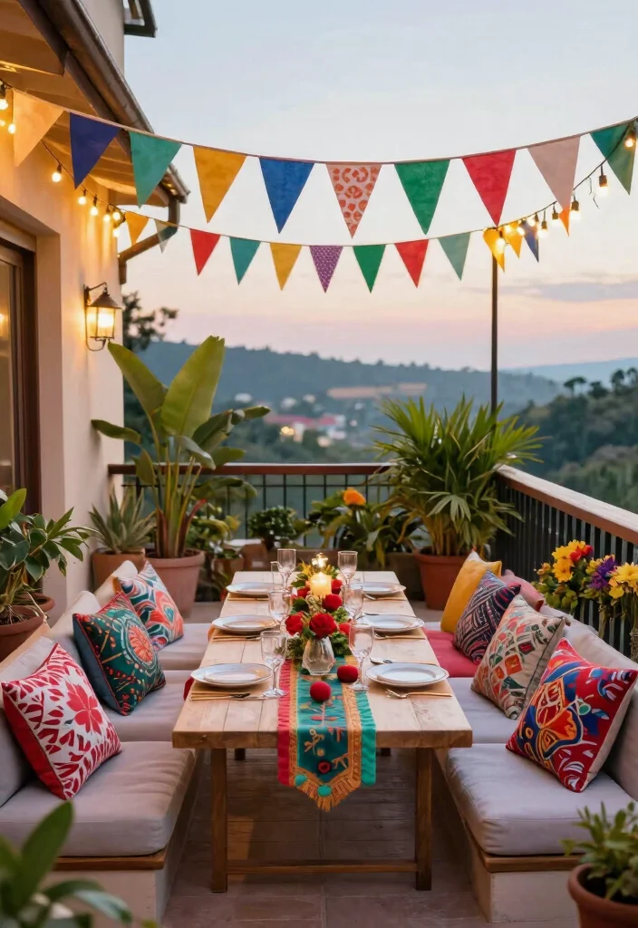 14 Open Balcony Ideas for Breezy Everyday Living 13. Themed Celebrate Space 0