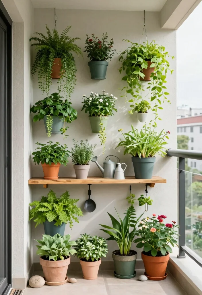 14 Open Balcony Ideas for Breezy Everyday Living 2. Vertical Garden Paradise 0