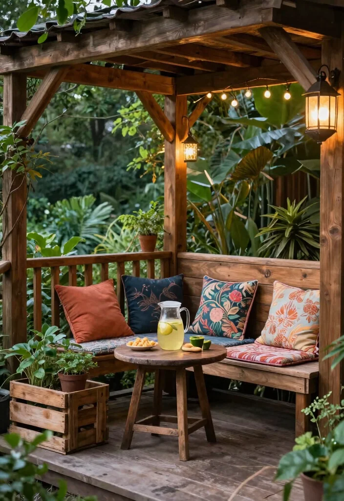 14 Open Balcony Ideas for Breezy Everyday Living 5. Rustic Wood Elegance 0