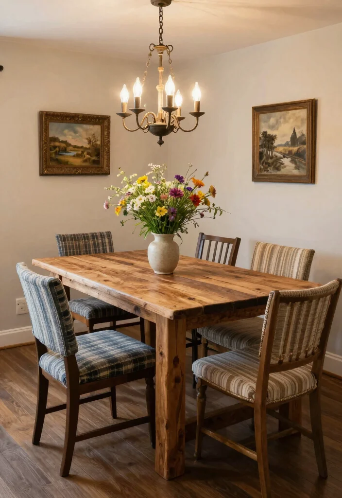 15 Dining Room Design Ideas for Comfortable Everyday Living 1. Rustic Reclaimed Wood Furniture 0
