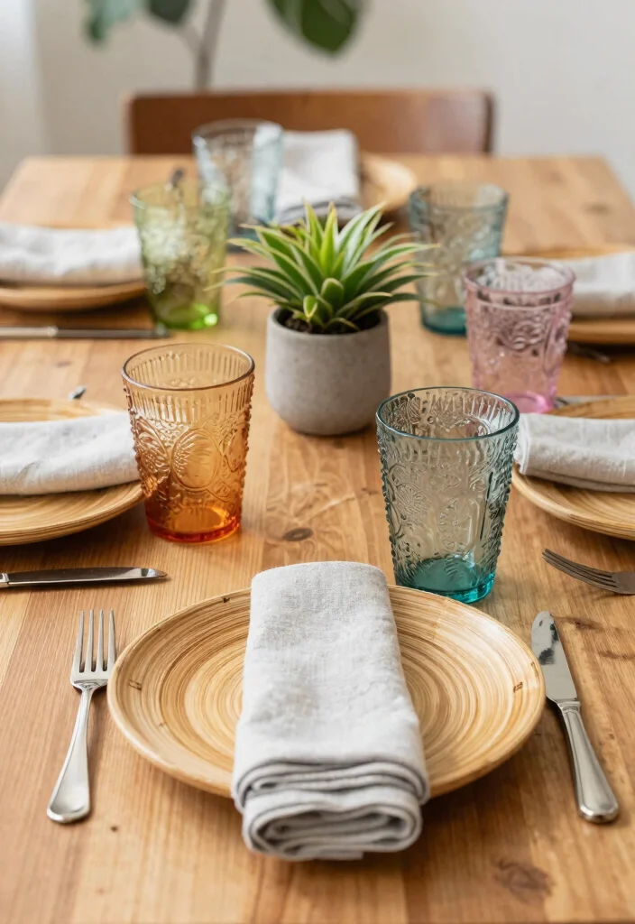 15 Dining Room Design Ideas for Comfortable Everyday Living 12. Sustainable Tableware 0