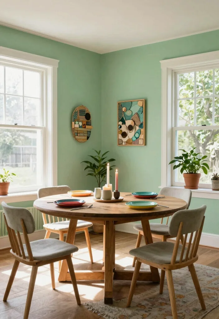 15 Dining Room Design Ideas for Comfortable Everyday Living 2. Eco Friendly Wall Paints 0