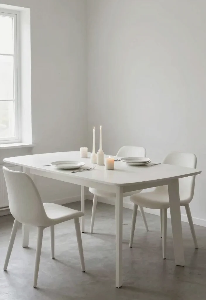 15 Dining Room Design Ideas for Comfortable Everyday Living 8. Minimalist Table Settings 0