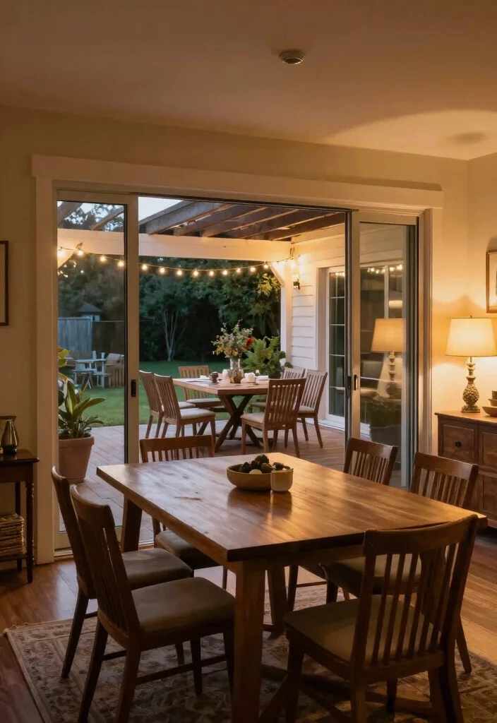15 Dining Room Ideas for Warm Meals and Slow Gatherings 14. Outdoor Indoor Flow 0