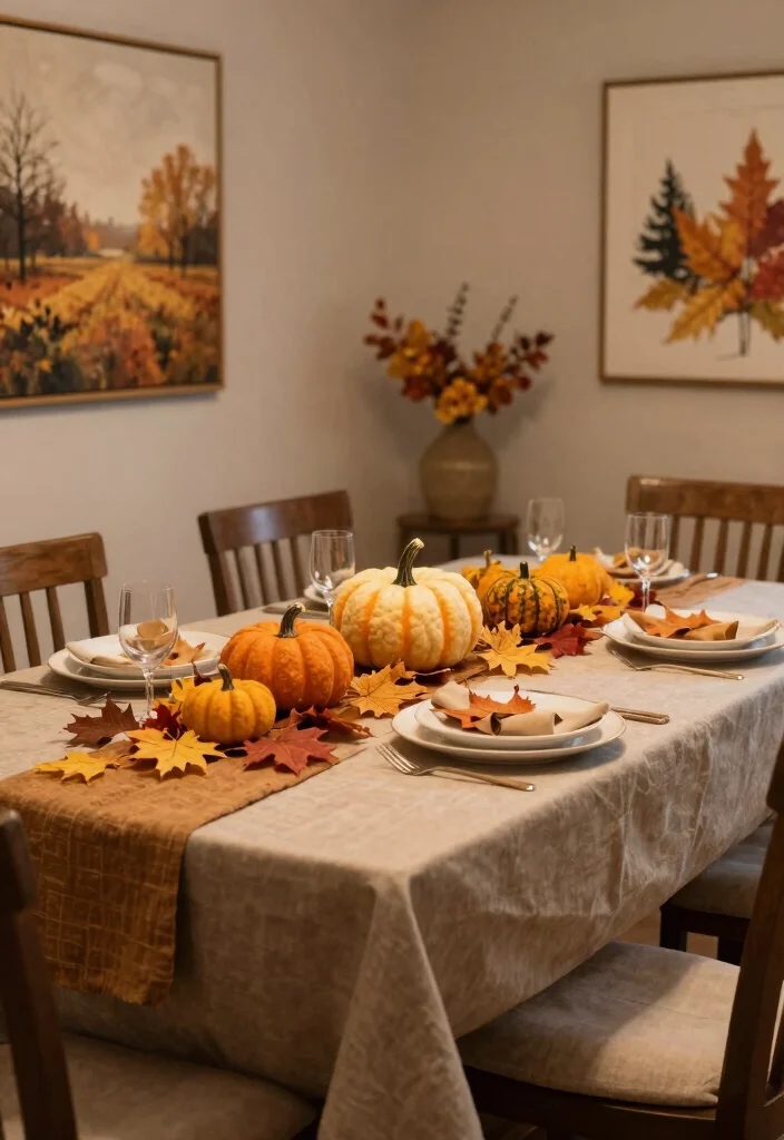 15 Modern Farmhouse Dining Room Ideas with Warm Character 13. Seasonal Decor Switch Up 0