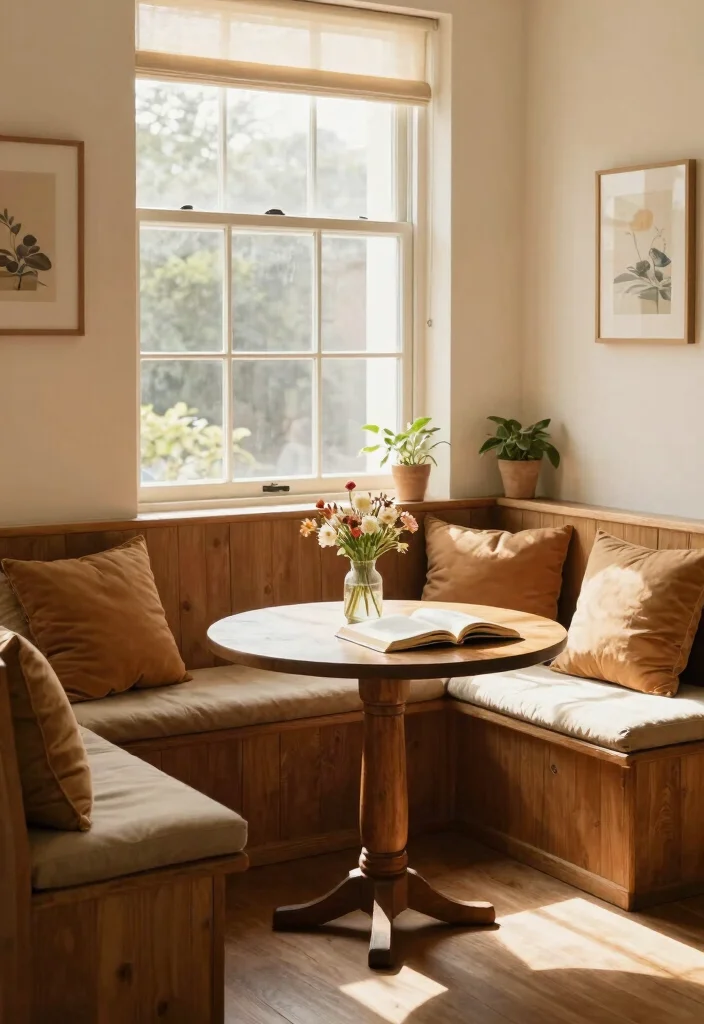 15 Modern Farmhouse Dining Room Ideas with Warm Character 2. Cozy Nooks 0