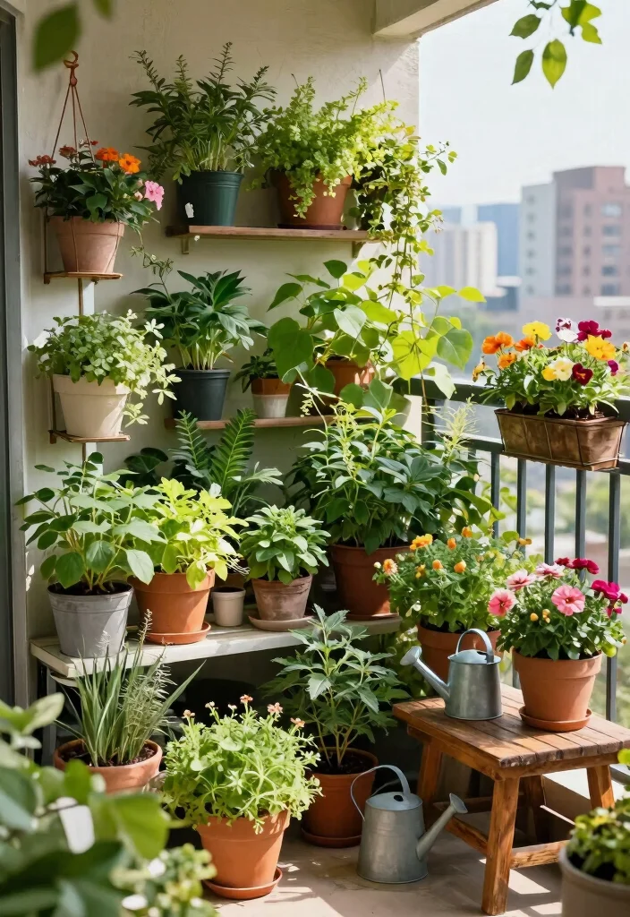 15 Outdoor Balcony Ideas for Fresh Air Living and Quiet Moments 1. Balcony Garden Oasis 0