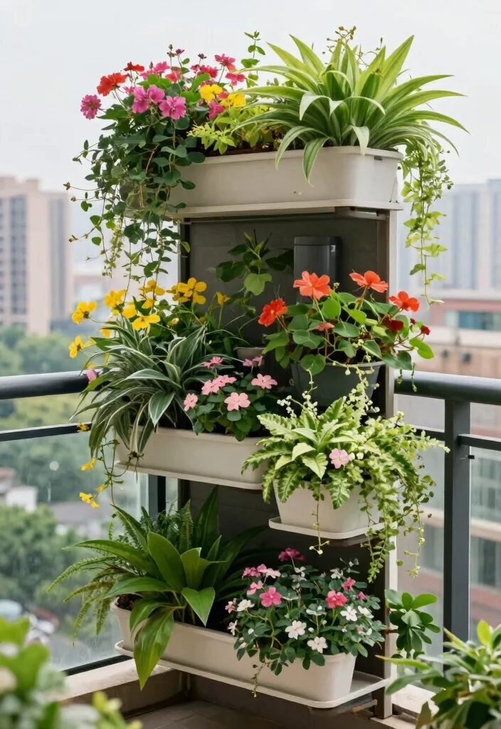 15 Outdoor Balcony Ideas for Fresh Air Living and Quiet Moments 10. Vertical Gardens 0