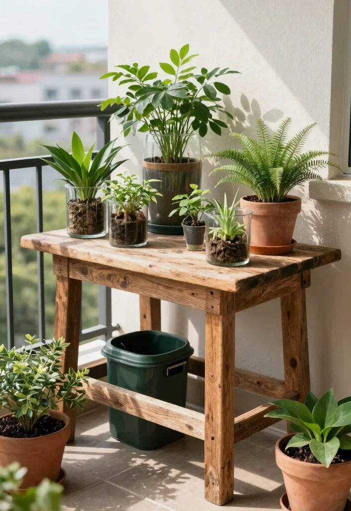 16 Balcony Decoration Ideas with Cozy Textures and Greenery 13. Eco Friendly Decor 0