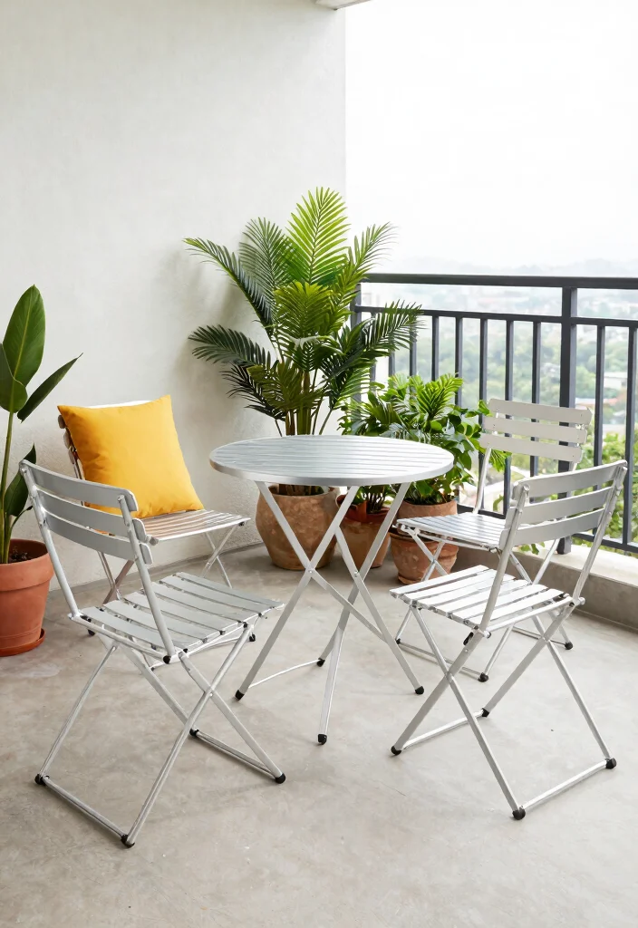 16 Modern Balcony Ideas with Clean Lines and Relaxed Atmosphere 6. Smart Outdoor Furniture 0