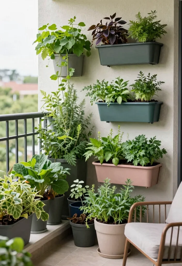 16 Modern Balcony Ideas with Clean Lines and Relaxed Atmosphere 7. Edible Gardens 0